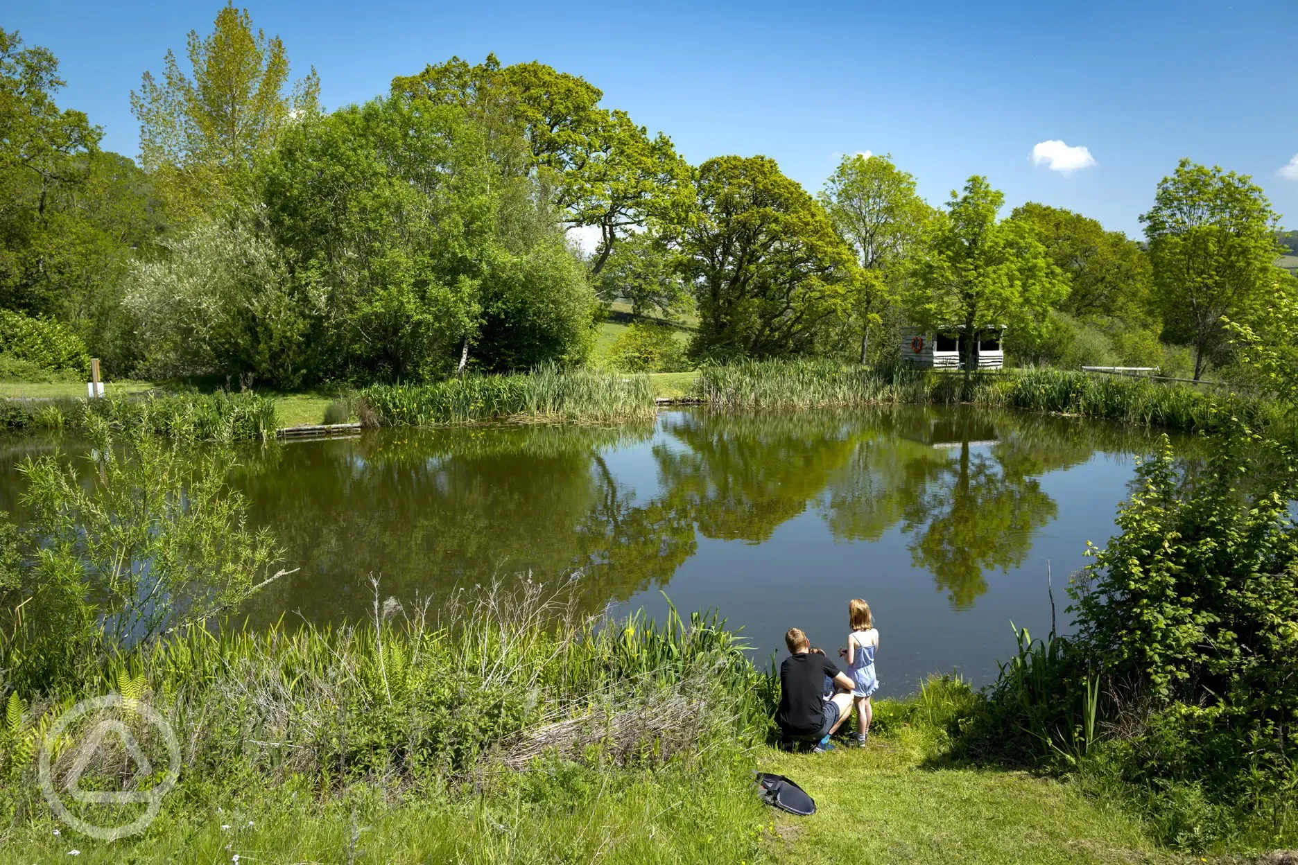 Onsite fishing lake