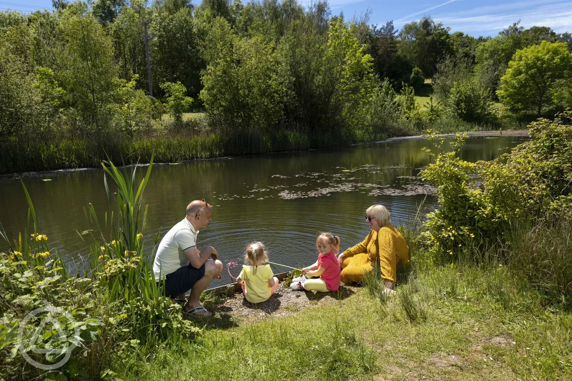 Onsite fishing lake