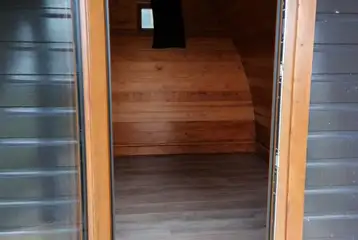 Camping pod unfurnished interior