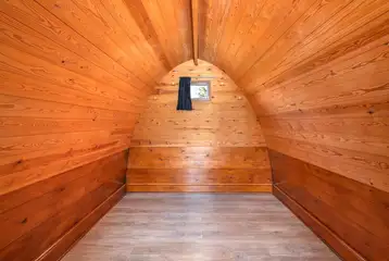 Camping pod unfurnished interior Camping pod unfurnished interior