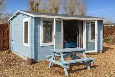 Beach hut cabin