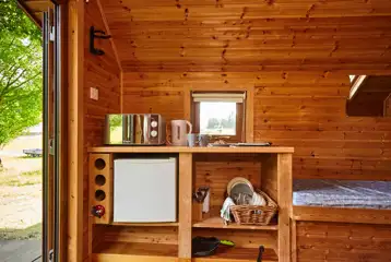 Glamping pod kitchen Glamping pod kitchen