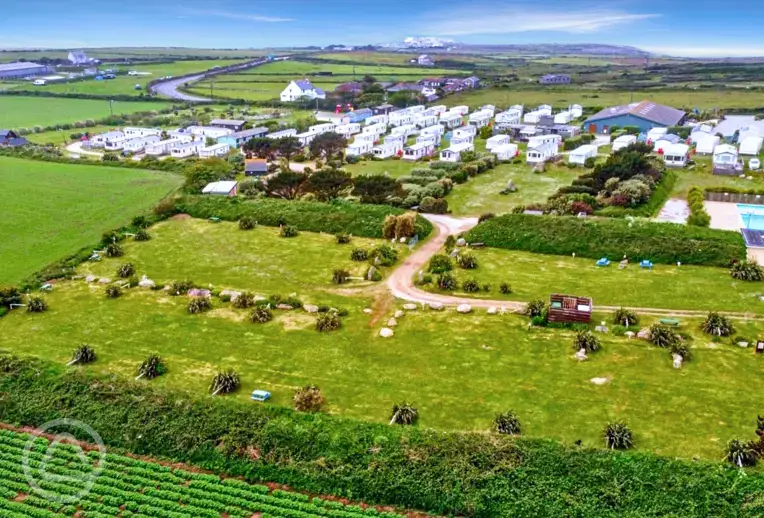 Aerial of the site