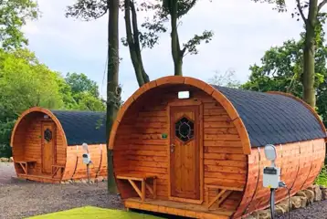 Barrel camping pods Barrel camping pods