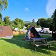 Camping pods and fully serviced hardstanding pitches