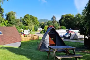 Camping pods and fully serviced hardstanding pitches
