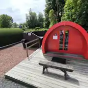 Ensuite pod with hot tub