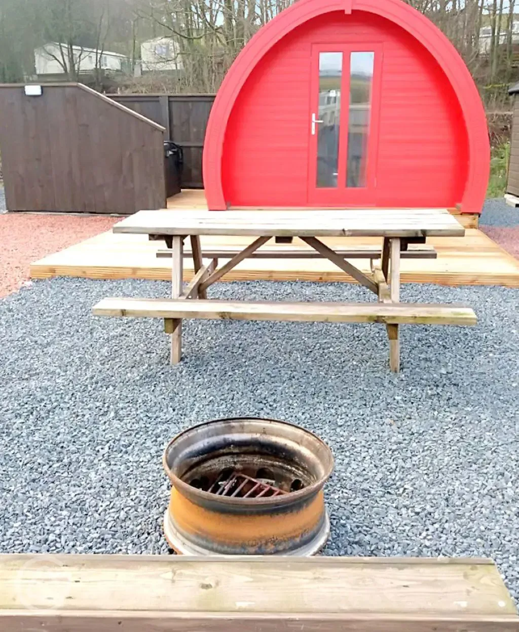 Ensuite pod with hot tub