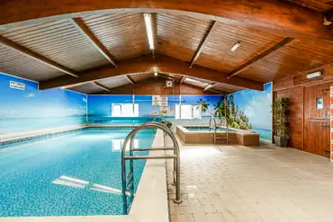 Indoor heated swimming pool (15ft x 32ft) and baby/toddler pool (8ft x 10ft)