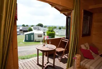 View from the camping cabin View from the camping cabin