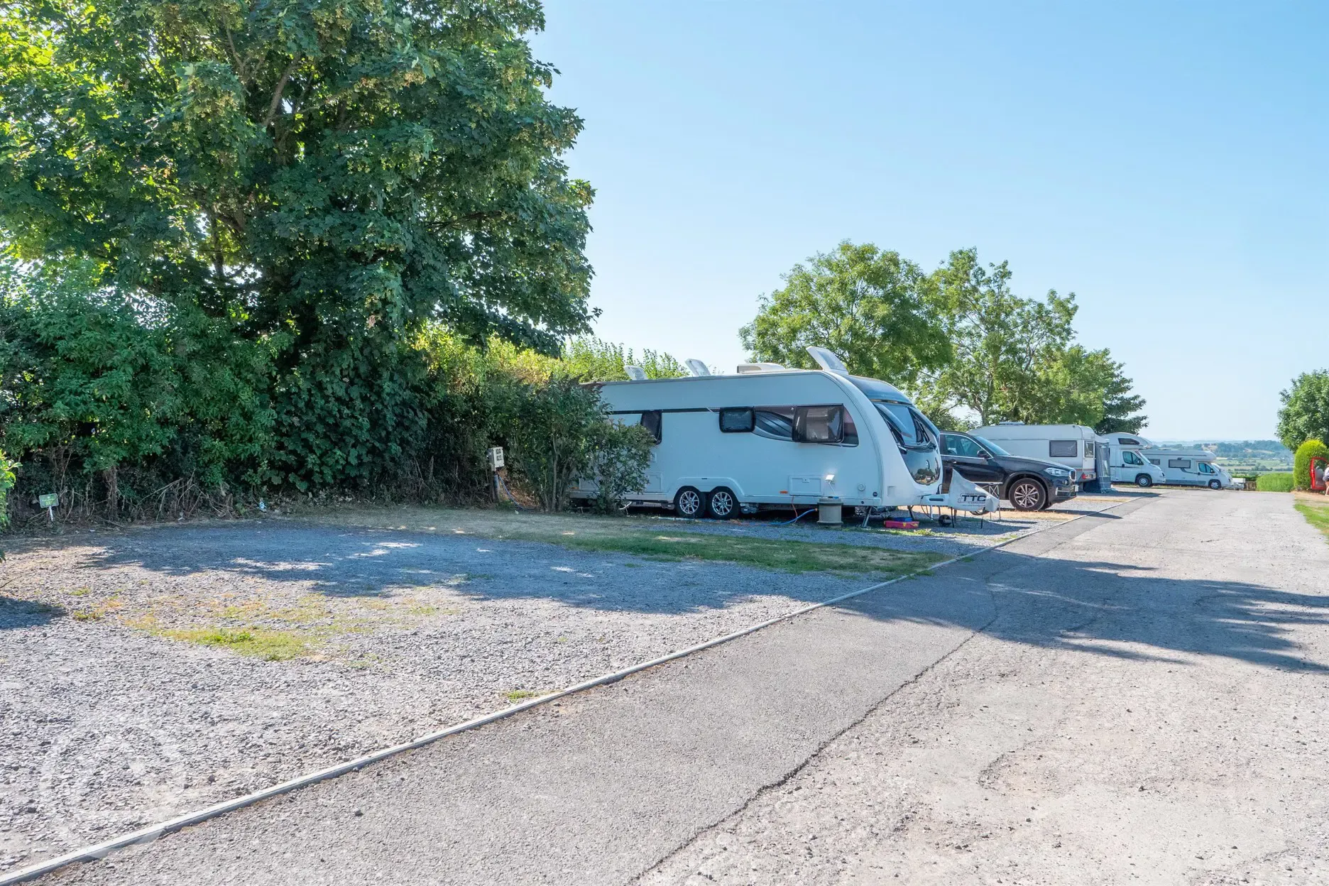 Electric hardstanding pitches