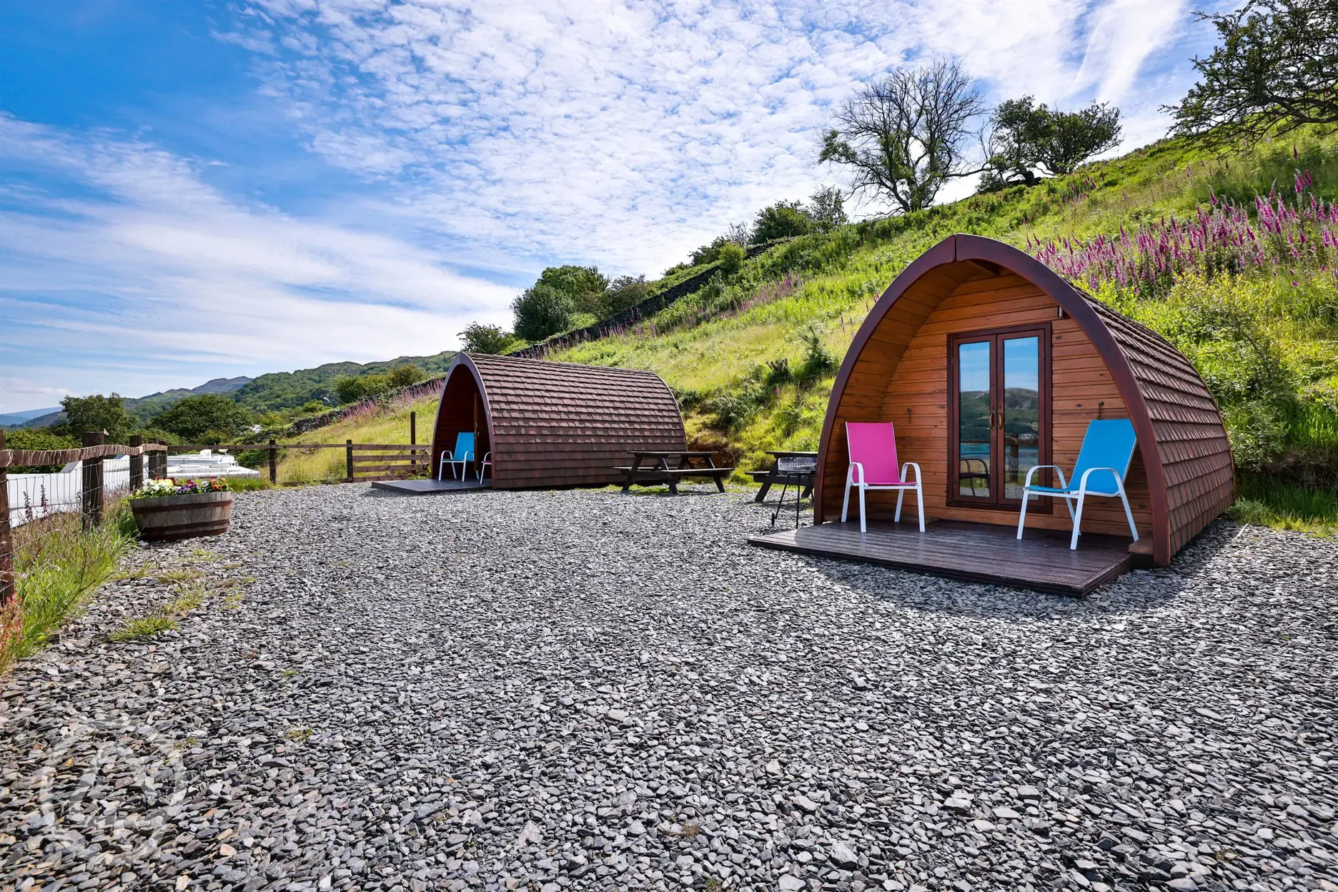 Pods with estuary views