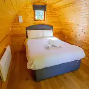 Glamping pod interior