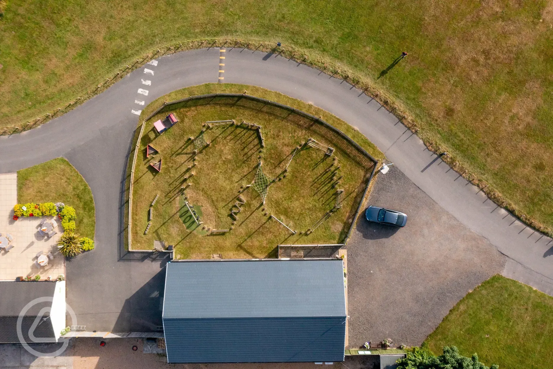 Birdseye view of reception