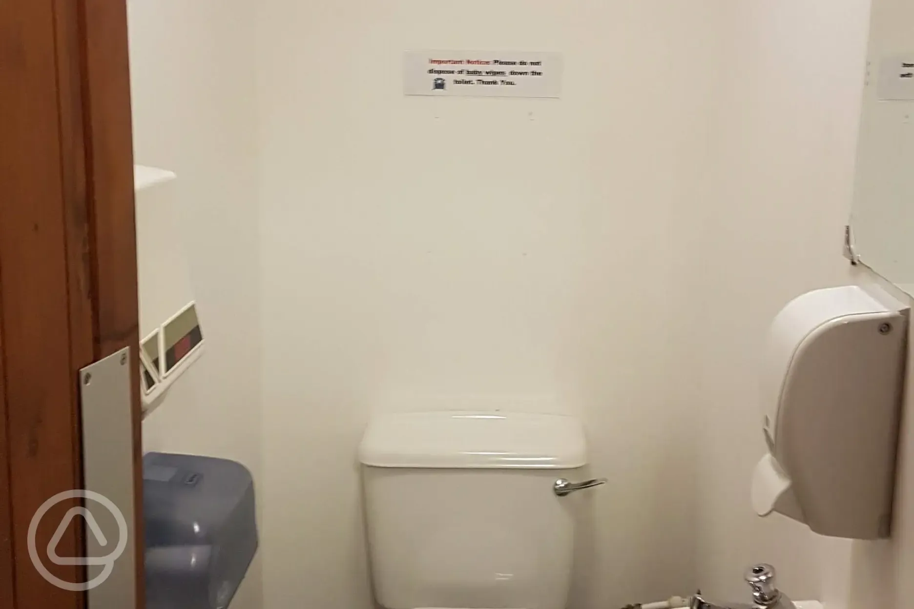 Communal toilets at The Loft