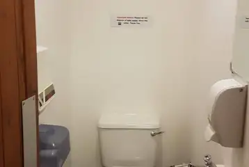 Communal toilets at The Loft Communal toilets at The Loft