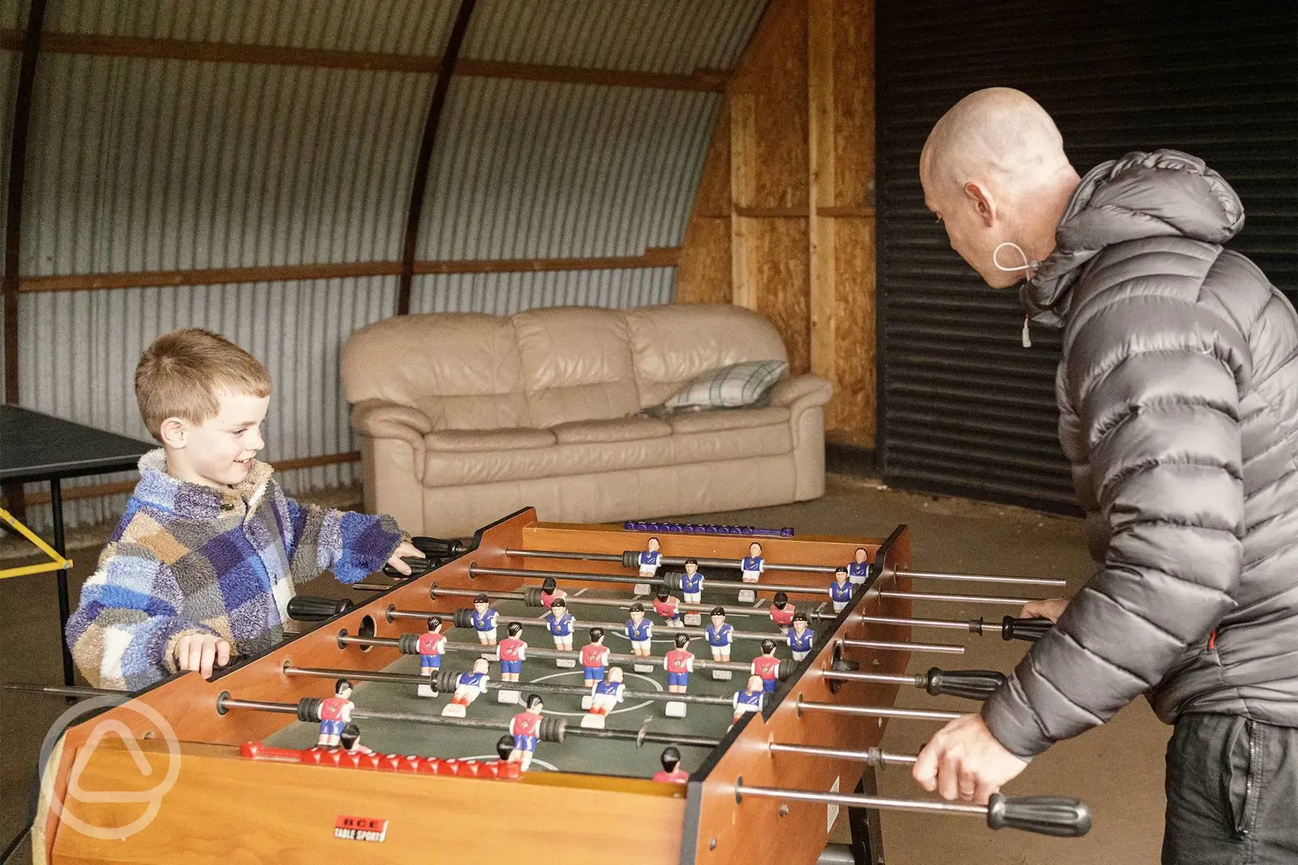 Communal area - The Bothy football table