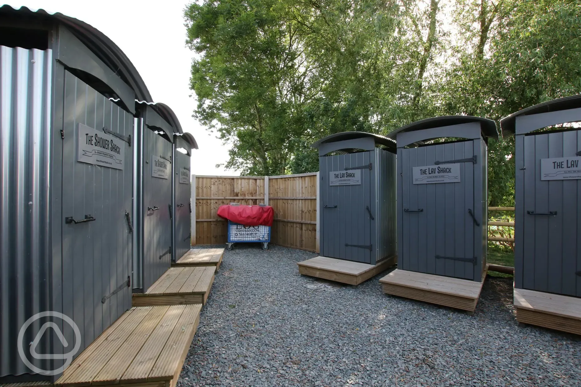 Toilet and shower cubicles