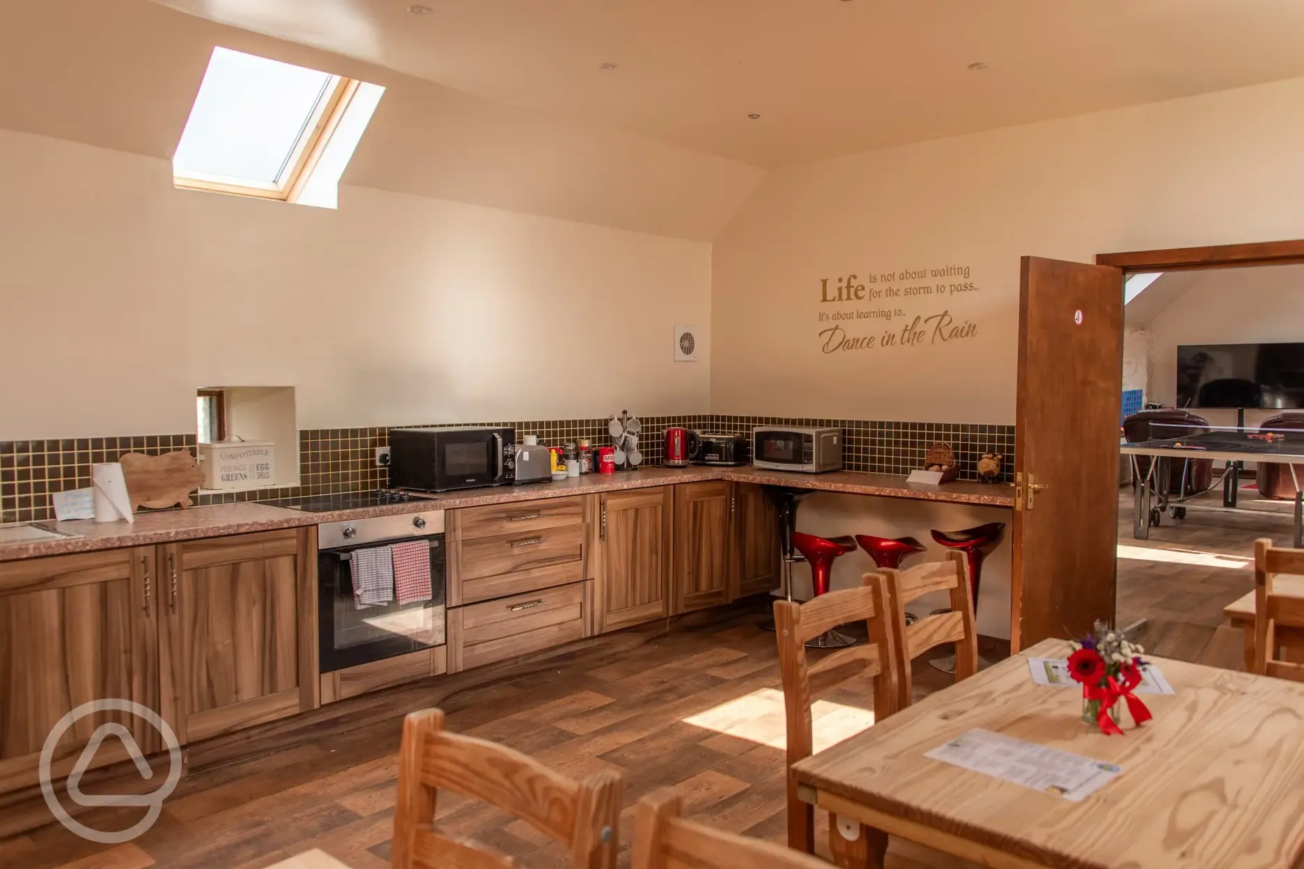 Communal kitchen and diner