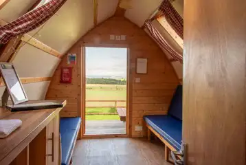 Wigwam pod interior Wigwam pod interior