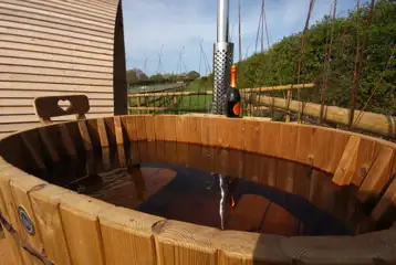 Armadilla pod hot tub Armadilla pod hot tub