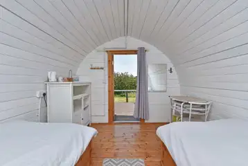 Poppy glamping pod interior Poppy glamping pod interior