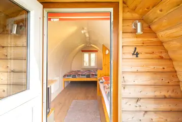 Camping pod interior (three person) Camping pod interior (three person)