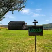 Woody camping pod