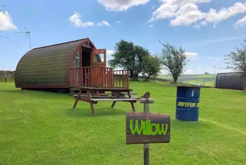 Willow camping pod