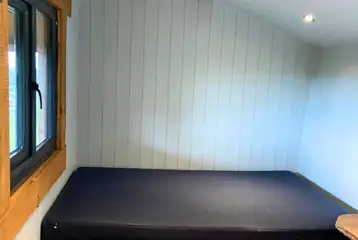 Moonshine and Sundown with a double bed (bedding not included but can be hired)