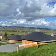 Roundhouses with countryside views Roundhouses with countryside views