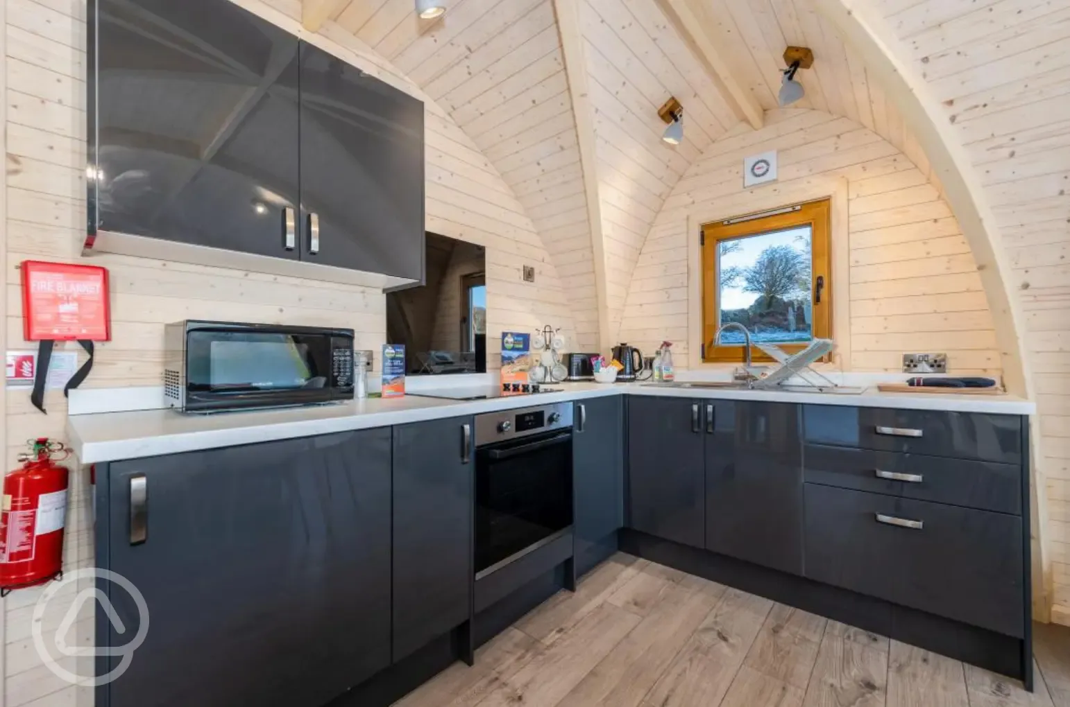 Parkgate cabin kitchen