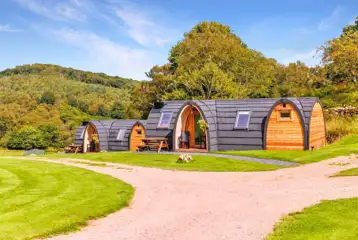 Parkgate cabins exterior, sleeping up to five