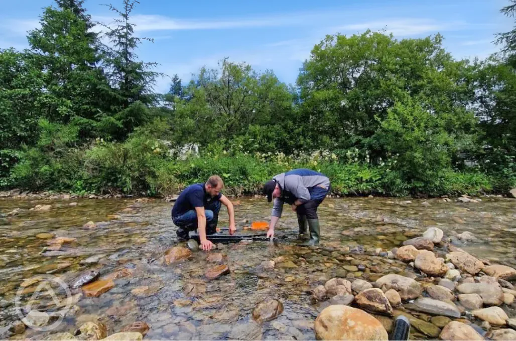 Fishing in the river