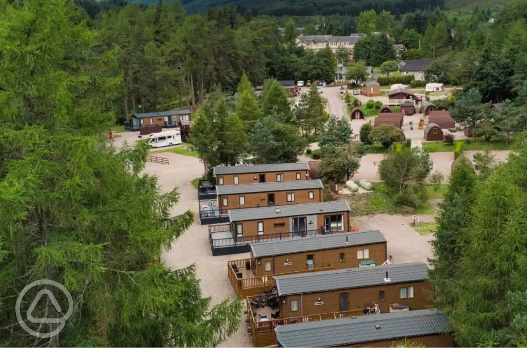 Aerial of the site