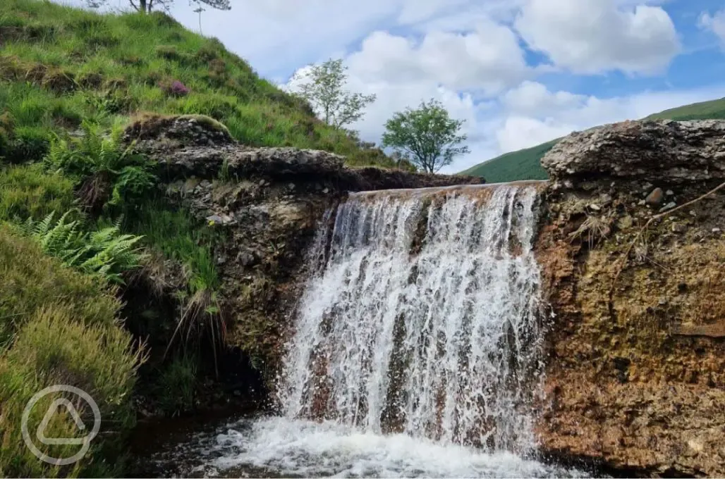 Nearby waterfall