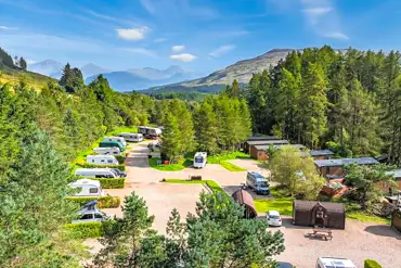 Aerial of the campsite