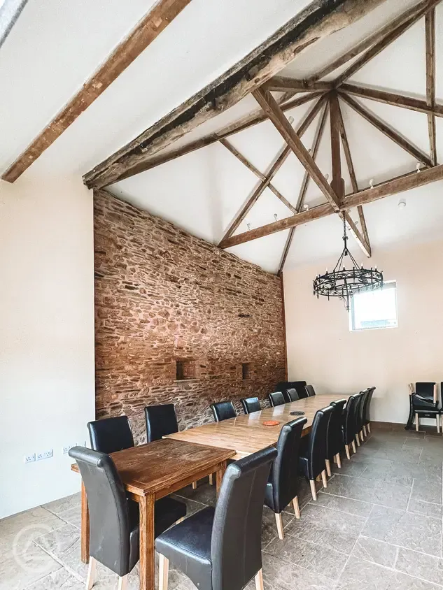 Communal dining area