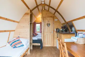 Eco pod interior Eco pod interior
