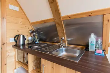 Eco pod kitchenette Eco pod kitchenette