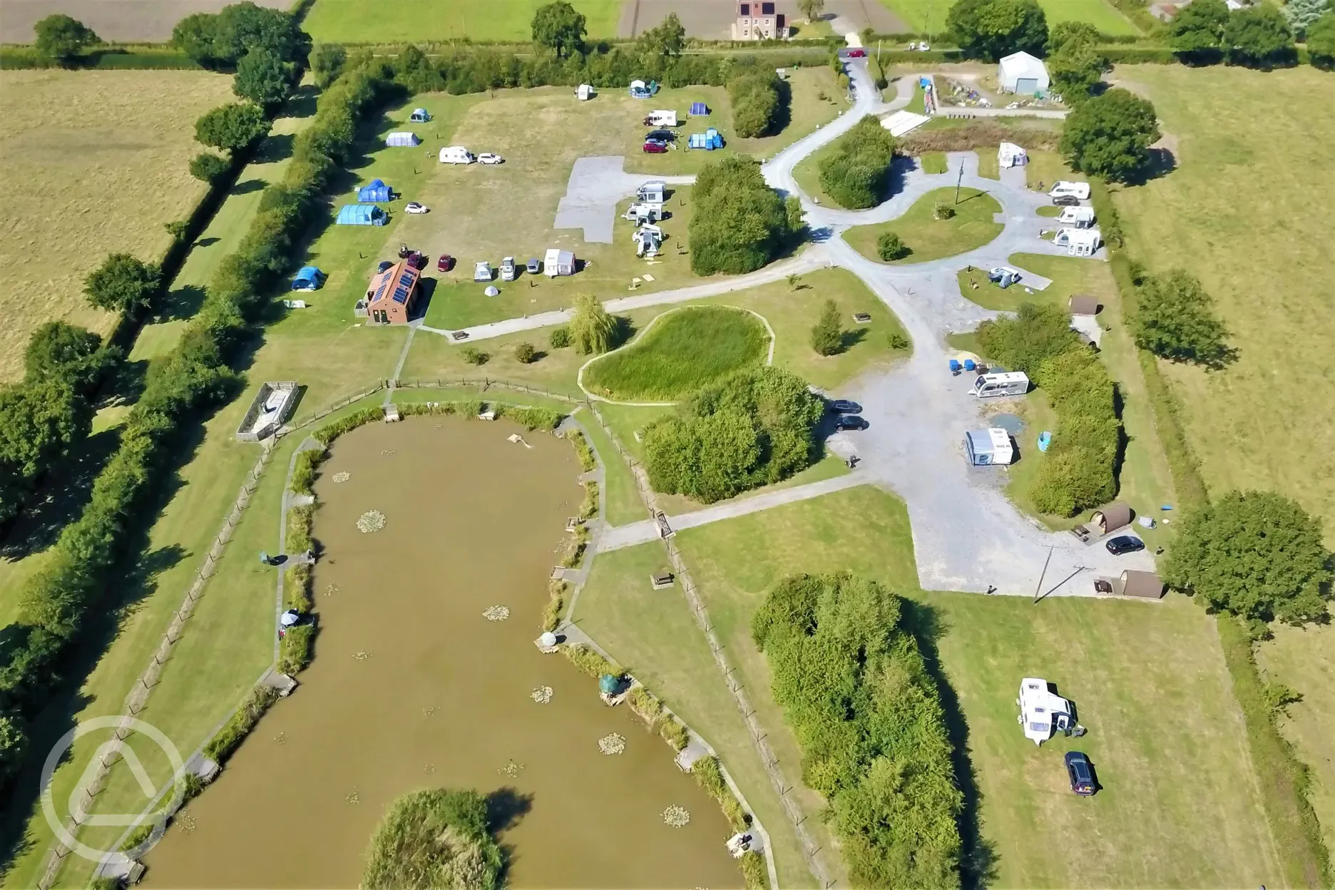 Campsite aerial