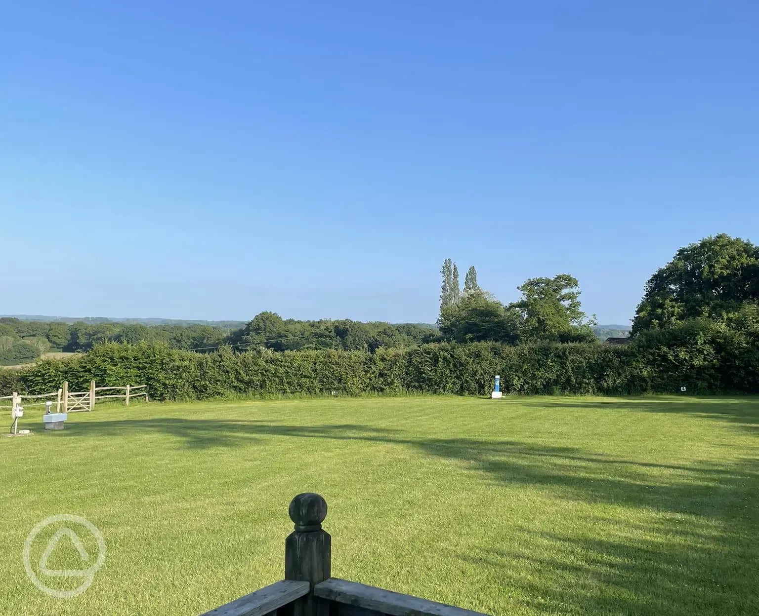 Views from the glamping arch