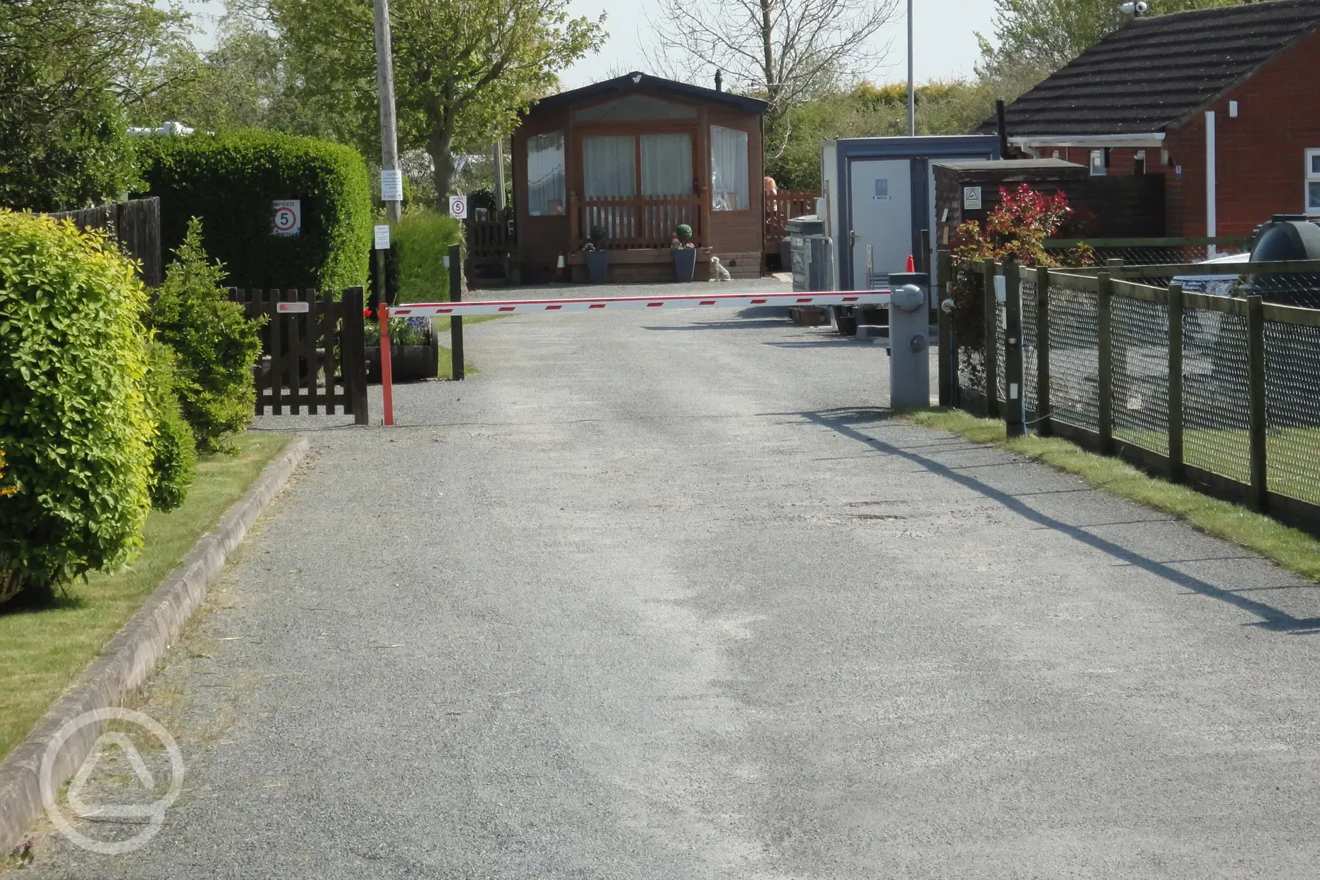 Site entrance