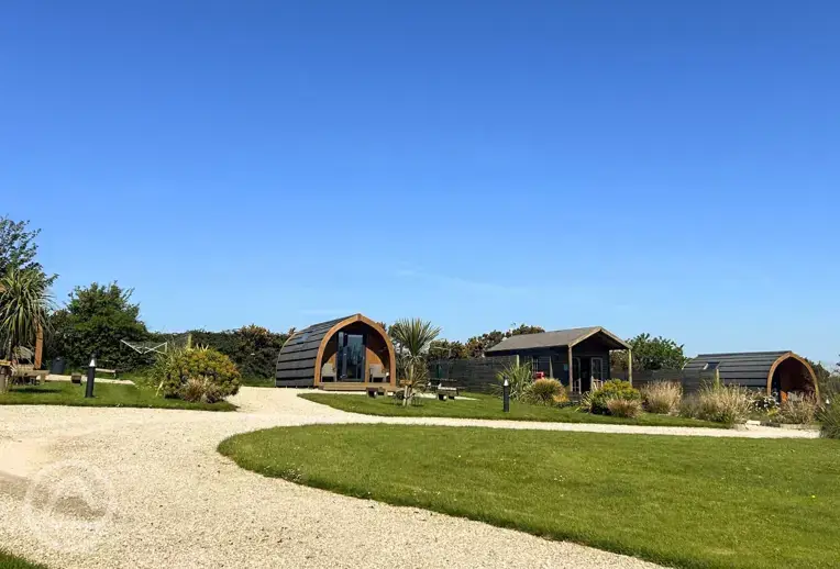Glamping pods