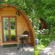 Woodland glamping pods (groups only)