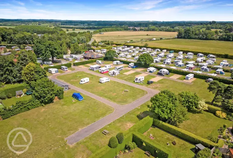 Campsite aerial