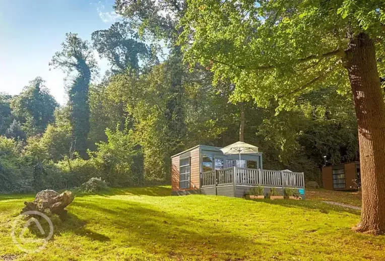 Glamping pod at Abbey Wood Experience Freedom Glamping
