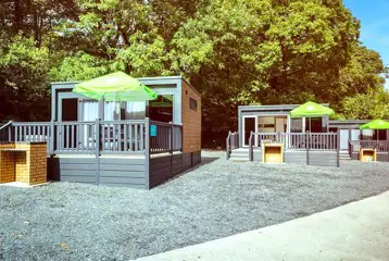 Ensuite glamping pods at Coniston Experience Freedom Glamping, Lake District