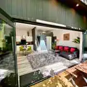 Sunrdige Cube with hot tub interior