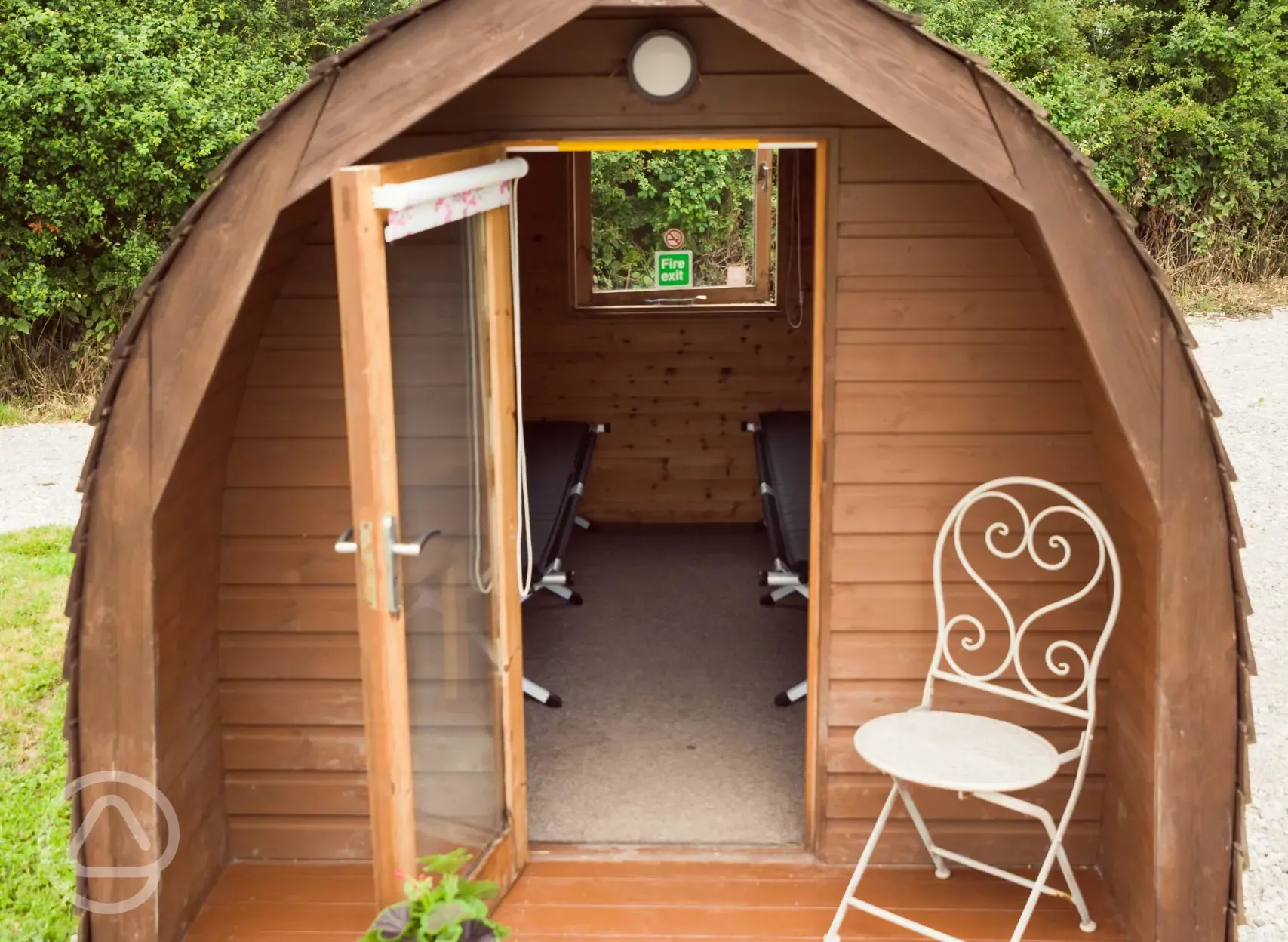 Acorn camping pod